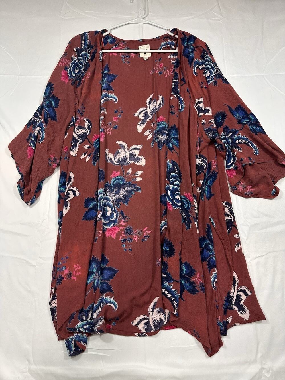 Billabong Women’s Floral Kimono Cardigan Size S/M